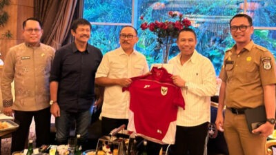 Temui Sekjen PSSI, Gubernur Berkomitmen Pengembangan dan Pembinaan Sepak Bola di Sulbar