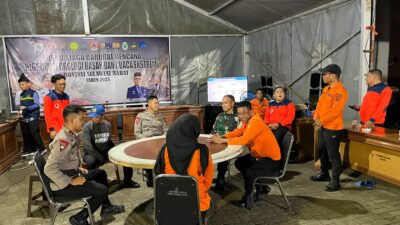 Antisipasi Cuaca Ekstrem, Regu 2 Posko Siaga BPBD Sulbar Atur Pembagian Tugas Jaga