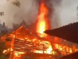 Dua Rumah Warga di Pana’ Mamasa Ludes Terbakar, Kerugian Capai Ratusan Juta
