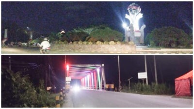 Gemerlap Lampu Jembatan Baloli dan Bundaran Smart Hiasi Malam Tahun Baru 2026 di Pasangkayu