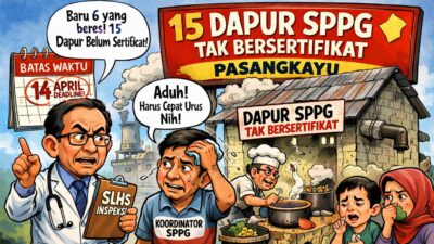 15 Dapur SPPG di Pasangkayu Tak Dilengkapi SLHS, Deadline 14 April 2026