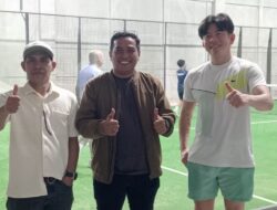 Lapangan Padel dan Pickleball Hadir di Lantai 3 Matos, Tiga Tokoh Olahraga Mamuju Tinjau Langsung