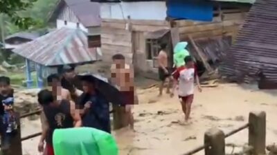 Update Banjir dan Longsor di Aralle Mamasa : 14 Rumah Warga Rusak