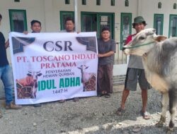 ‎PT TIP Salurkan Sapi Kurban untuk Warga Dusun Baliri