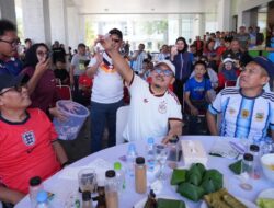 Kala Kantor Gubernur Sulbar Jadi Lokasi Nobar Piala Dunia, Warga Kebagian Doorprize