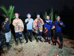Api Lahap Lahan Sawit Singgani, Lebih dari 1 Hektare Terbakar