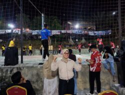 Herny Agus Berikan Support Turnamen Volly Sambut HUT RI