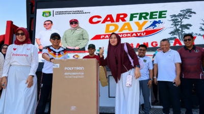 Anggota DPR RI Ajak Warga Pasangkayu Hidup Sehat Lewat Car Free Day