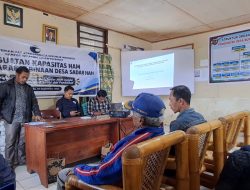Melalui Penggerak, Kanwil KemenHAM Sulbar Terus Lakukan Penguatan Kapasitas HAM Masyarakat di Desa