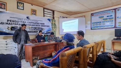 Melalui Penggerak, Kanwil KemenHAM Sulbar Terus Lakukan Penguatan Kapasitas HAM Masyarakat di Desa