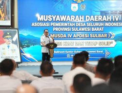 Buka Musda IV APDESI Sulbar, Sekda: 575 Desa Sejahtera, Kemiskinan di Sulbar Pasti Turun