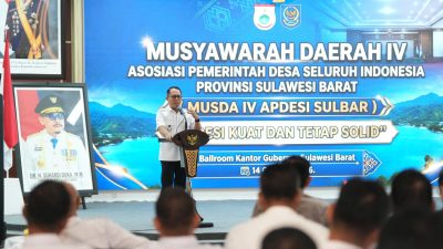 Buka Musda IV APDESI Sulbar, Sekda: 575 Desa Sejahtera, Kemiskinan di Sulbar Pasti Turun